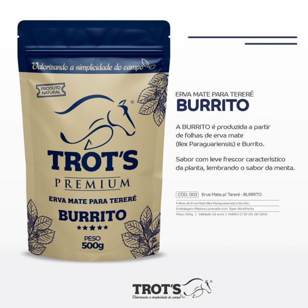 Imagem de Erva Mate Tereré Trot's Premium 500g Sabor Burrito