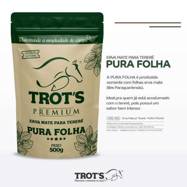 Imagem de Erva Mate Tereré Trot'S Premium 500G Sabor Pura Folha