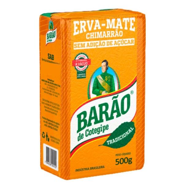 Imagem de Erva Mate Tradicional Vácuo Chimarrão Barão de Cotegipe 500g