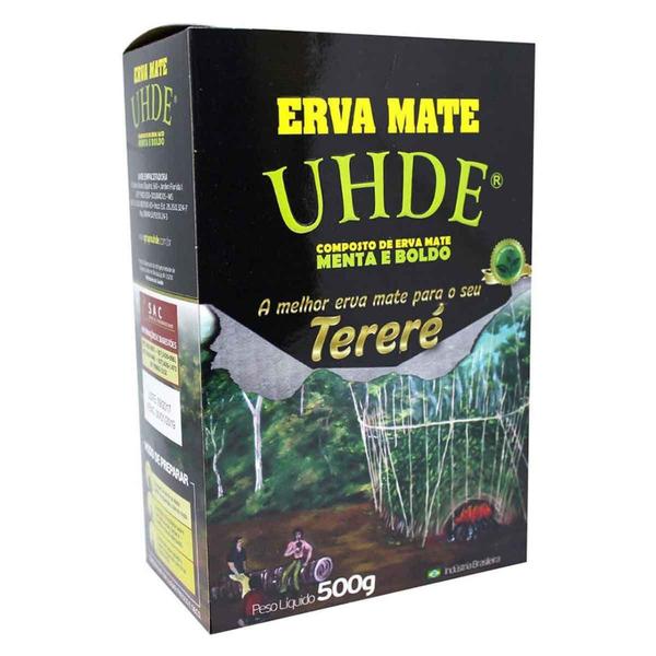 Imagem de Erva Mate UHDE Menta Boldo 500g