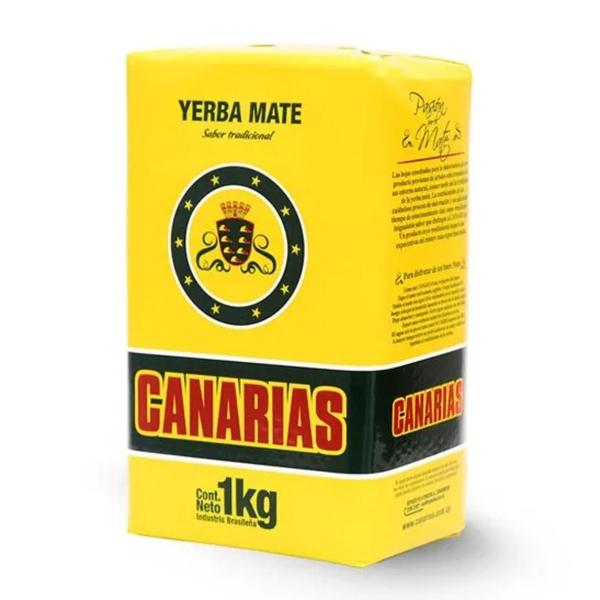 Erva Mate Yerba Mate Canarias 1 Kg Tradicional Imagem de Erva Mate Yerba Mate Canarias 1 Kg Tradicional