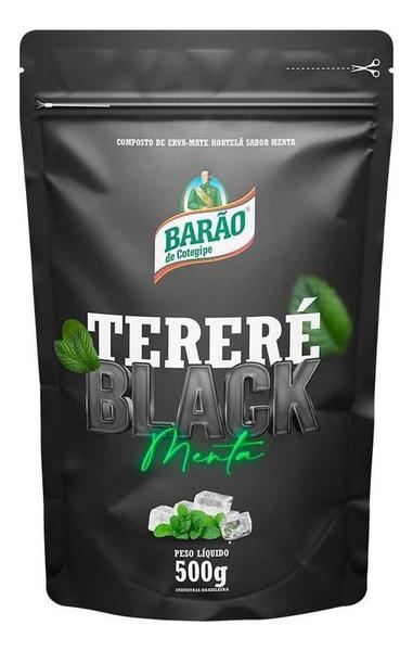 Imagem de Erva Tereré Black Menta Extra Forte Barão De Cotegipe 500g