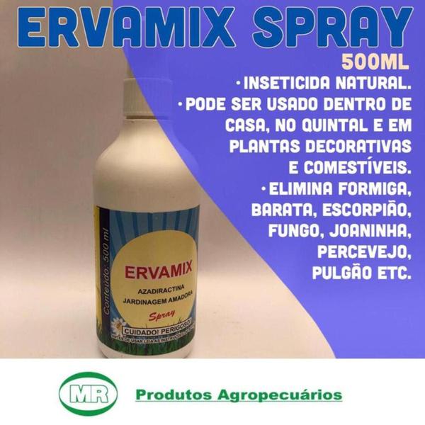 Imagem de Ervamix Spray 500ml (inseticida natural)