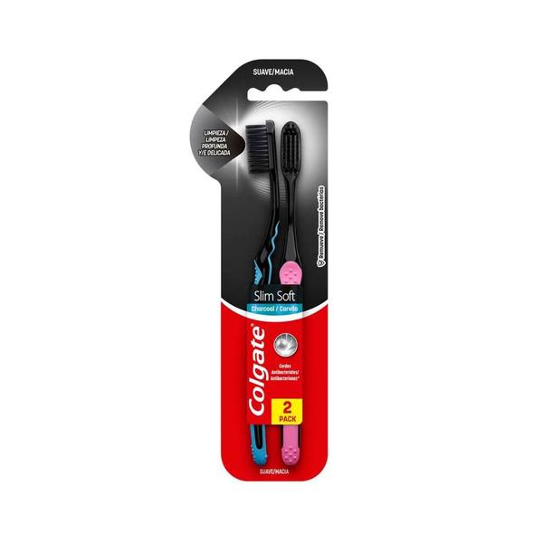 Esc Dent Colg Slim Soft Black2x1 - Colgate Palmolive Imagem de Esc Dent Colg Slim Soft Black2x1