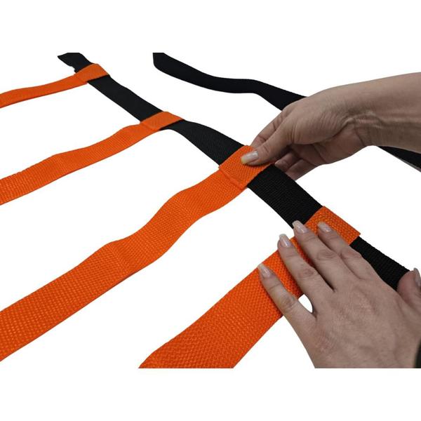 Escada De Agilidade Com 7 Degraus Ajustaveis Treino Funcional De Agilidade Nylon Regulavel - Diamond Fit Imagem de Escada De Agilidade Com 7 Degraus Ajustaveis Treino Funcional De Agilidade Nylon Regulavel