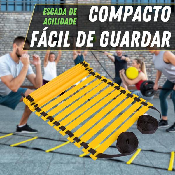 Escada De Agilidade Treino Funcional 10M 20 Degraus Em PVC - MbTech Imagem de Escada De Agilidade Treino Funcional 10M 20 Degraus Em PVC