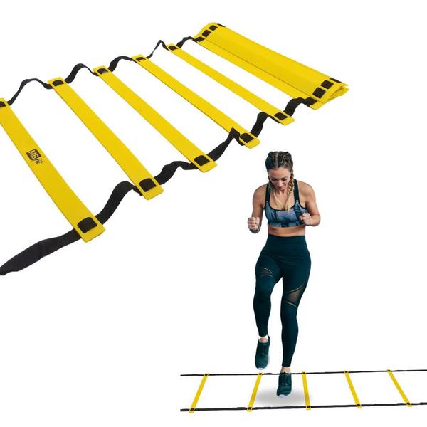 Escada De Agilidade Treino Funcional 10M 20 Degraus Em PVC - MbTech Imagem de Escada De Agilidade Treino Funcional 10M 20 Degraus Em PVC