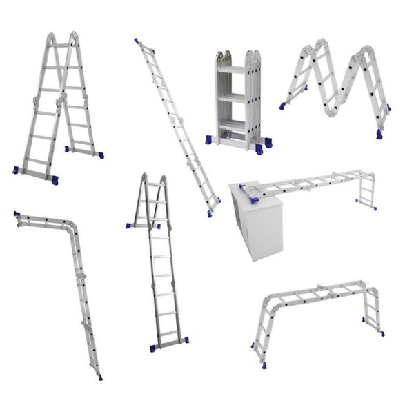 Imagem de Escada Multifuncional com Plataforma 4x3 12 Degraus