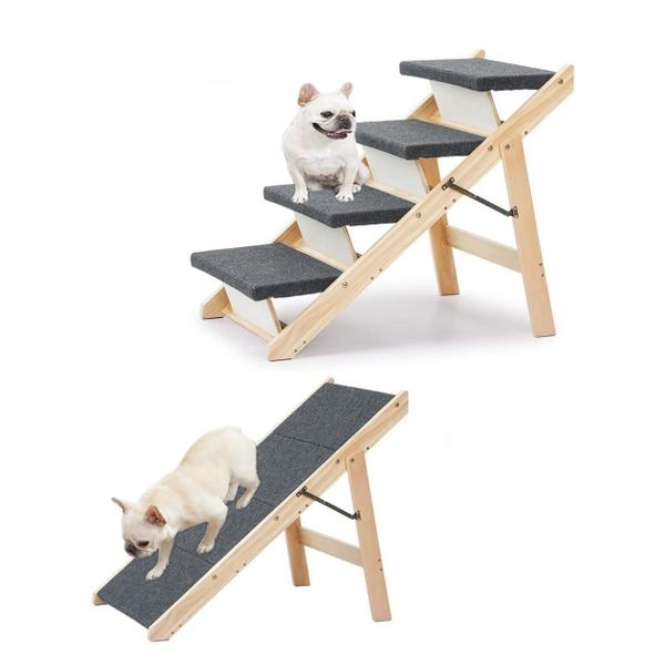 Escada Rampa Pet 4 Degraus 60 Cm Todas As Raças Alta Segura - Dogs & Cats Imagem de Escada Rampa Pet 4 Degraus 60 Cm Todas As Raças Alta Segura