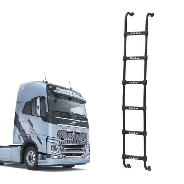 Escada Volvo Fh Globetrotter 2015 Até 2017 Preto 6 Degraus - Fabbof Imagem de Escada Volvo Fh Globetrotter 2015 Até 2017 Preto 6 Degraus