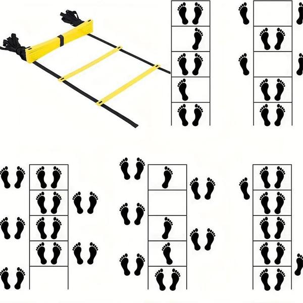 Imagem de Escadas de Agilidade de Nylon para Treinamento de Velocidade e Flexibilidade