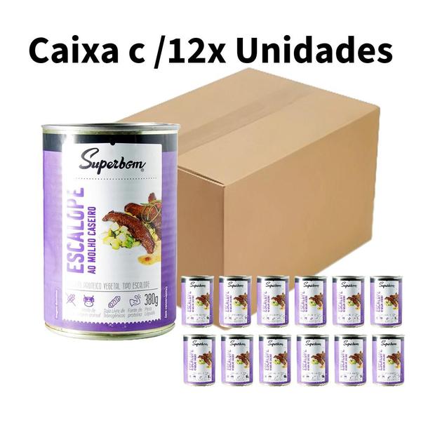 Imagem de Escalope Vegetal ao Molho Caseiro Superbom 12x Latas de 380g