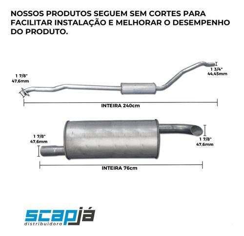 Imagem de Escapamento Completo Kadett 1.8 1989 A 1995