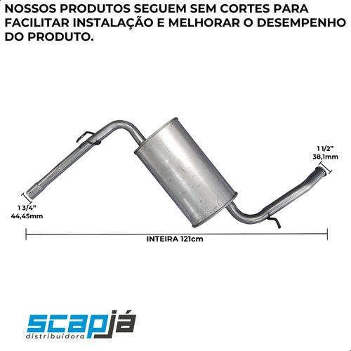 Imagem de Escapamento Silencioso Fiorino Uno 1.3 8v 2003 A 2006