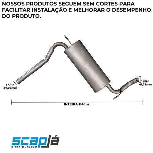 Imagem de Escapamento Silencioso Traseiro Strada 1.4 8v 2006 A 2015