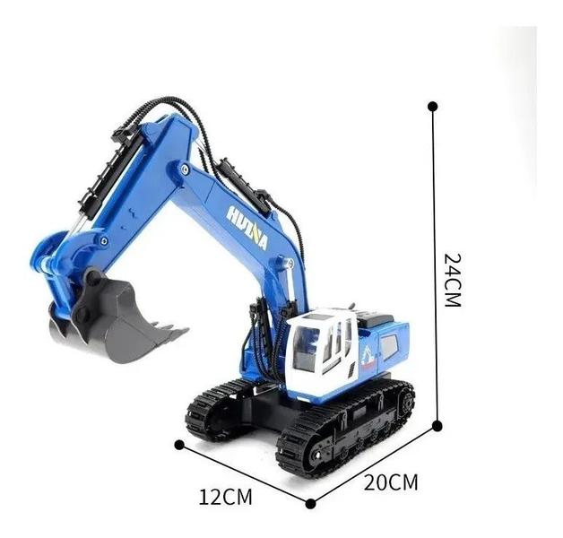 Imagem de Escavadeira 9 Ch Huina 1331 1/18 Controle Remoto