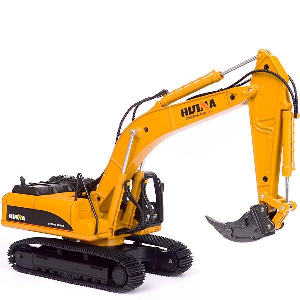 Imagem de Escavadeira Brinquedo Excavator Maquina Articulada Criança Patrola Construção Infantil