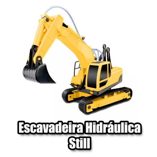 Imagem de Escavadeira Hidráulica Still Brinquedo Premium Alavancas