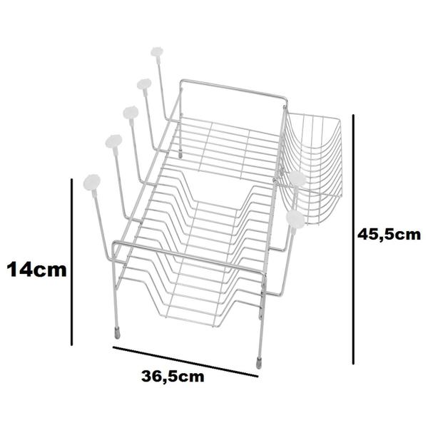 Imagem de Escorredor de Louça Super Acbt Aço Aço