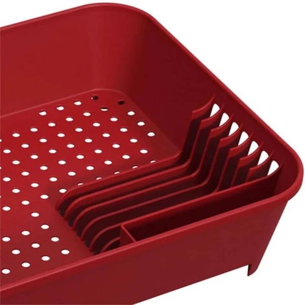 Imagem de Escorredor de Louças Basic Vermelho Bold - 10848/0465 - COZA