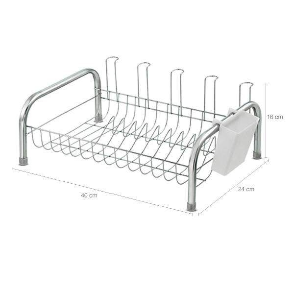Imagem de Escorredor De Louças Secador Pratos Copos Talheres Pia