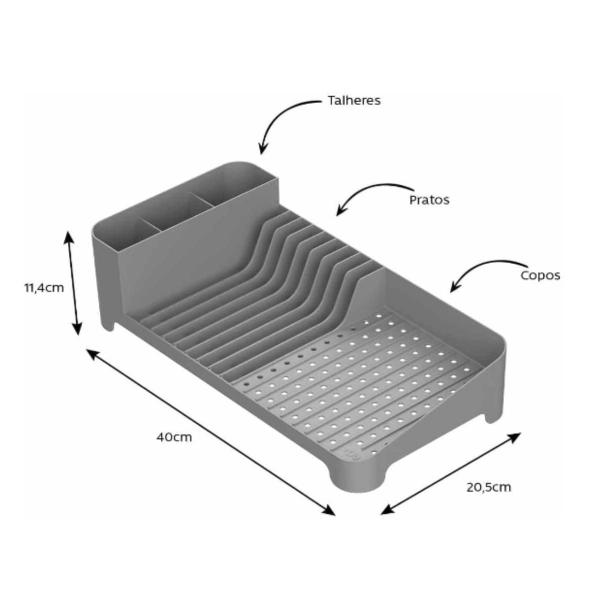 Imagem de Escorredor de Louças Trium Compact  - Ou