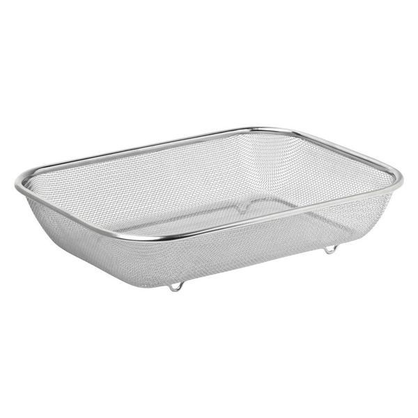 Imagem de Escorredor Macarrao Multiuso Inox Fruta Legume Verdura 37cm - Mimo Style