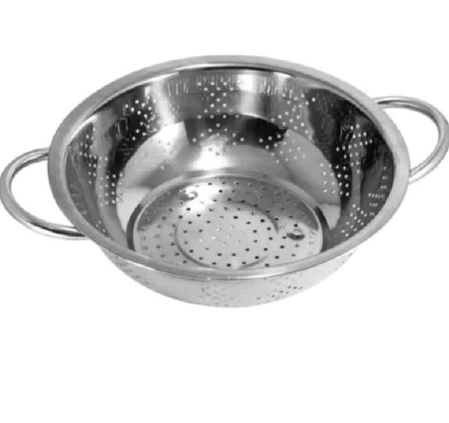 Imagem de Escorredor Multiuso de inox 24 cm cozinha reforçado e pratico