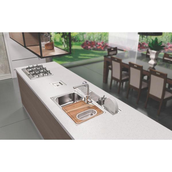 Imagem de Escorredor Profundo Tramontina Inox Scotch Brite 15X16Cm