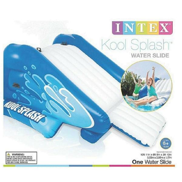 Imagem de Escorregador inflável para piscina intex 3,3x2,06x1,17m