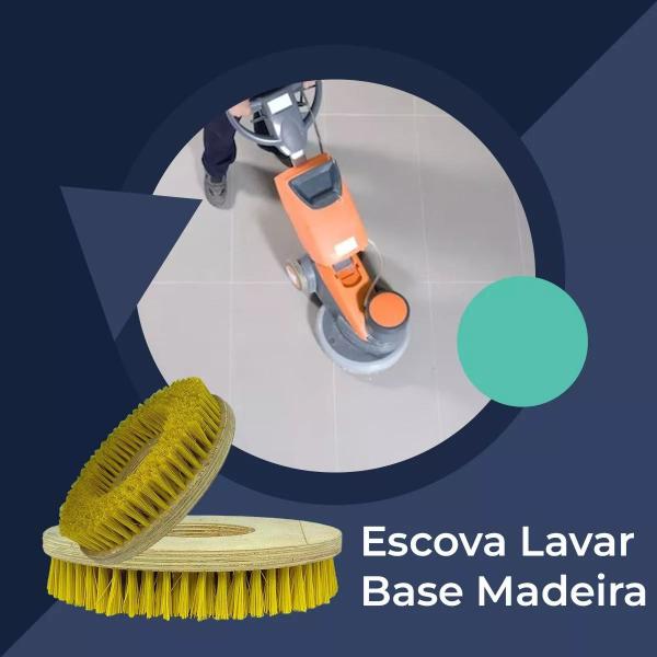 Imagem de Escova 300mm De Nylon Sem Flange Schueler Crismar Mebal