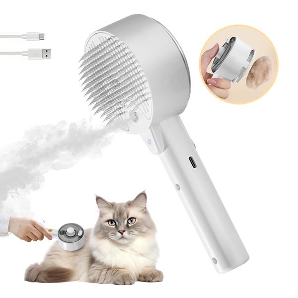 Imagem de Escova a vapor para gatos Rolemon Cloud Care para gatos de interior