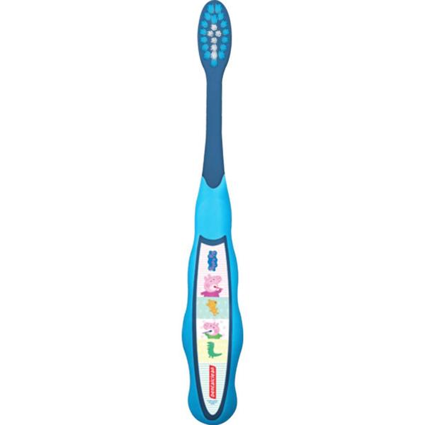 Imagem de Escova Baby Peppa Pig DentalClean (Extra Macia) 0 - 2 Anos - Azul