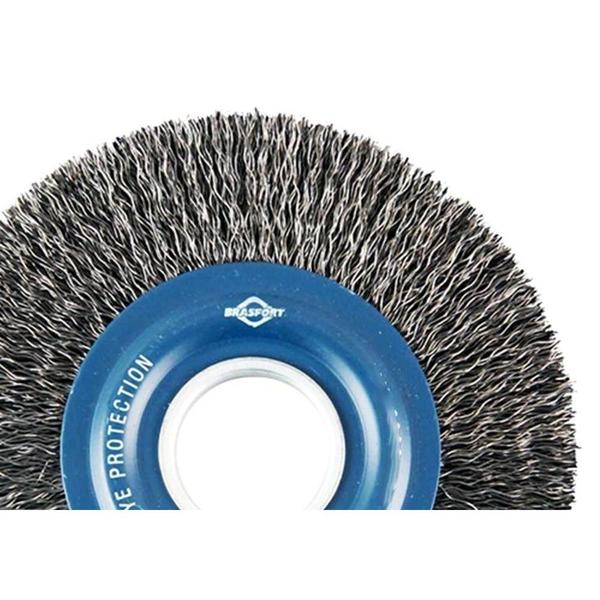 Imagem de Escova De Aco Circular Brasfort 6 X 3/4'' Aco Latonado Blister - 7247