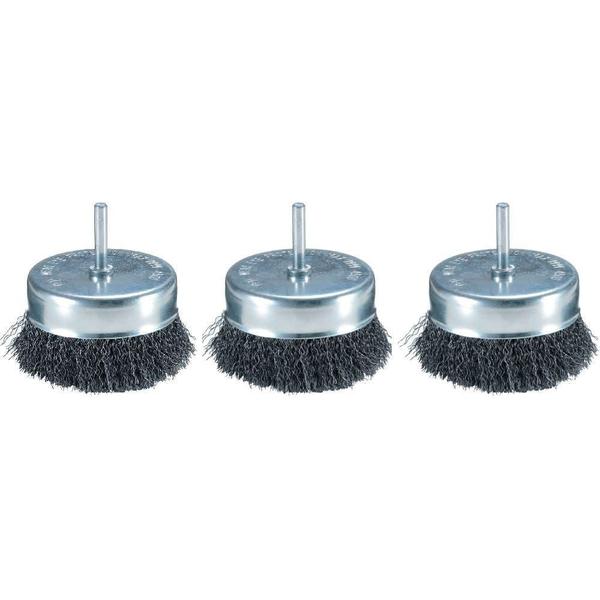 Escova de Aço com Haste 3 Unidades D-39920 MAKITA Imagem de Escova de Aço com Haste 3 Unidades D-39920 MAKITA