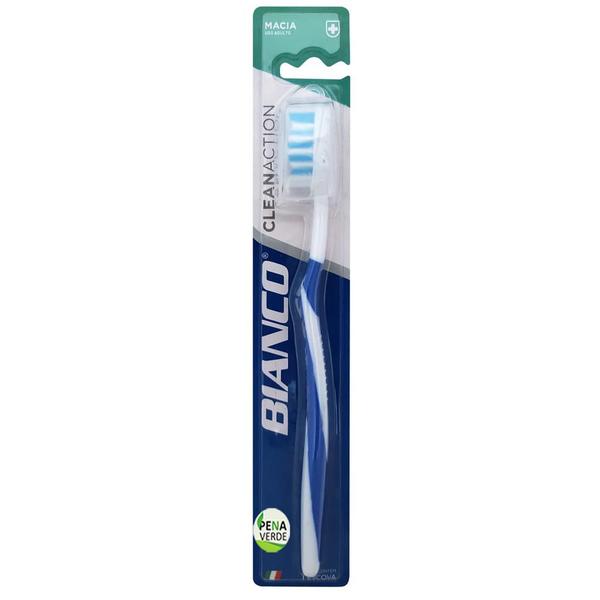 Imagem de Escova de Dente Clean Action Bianco Macia Dental - Kit 4 Uni