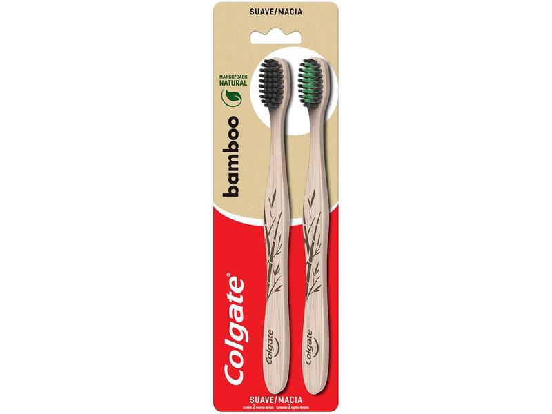 Imagem de Escova de Dente Colgate Bamboo 2 Unidades