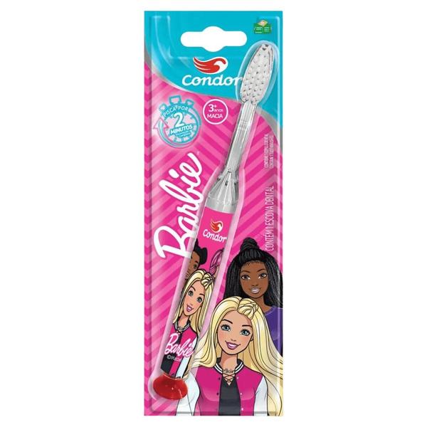 Imagem de Escova de Dente Condor Led Barbie 3+Anos