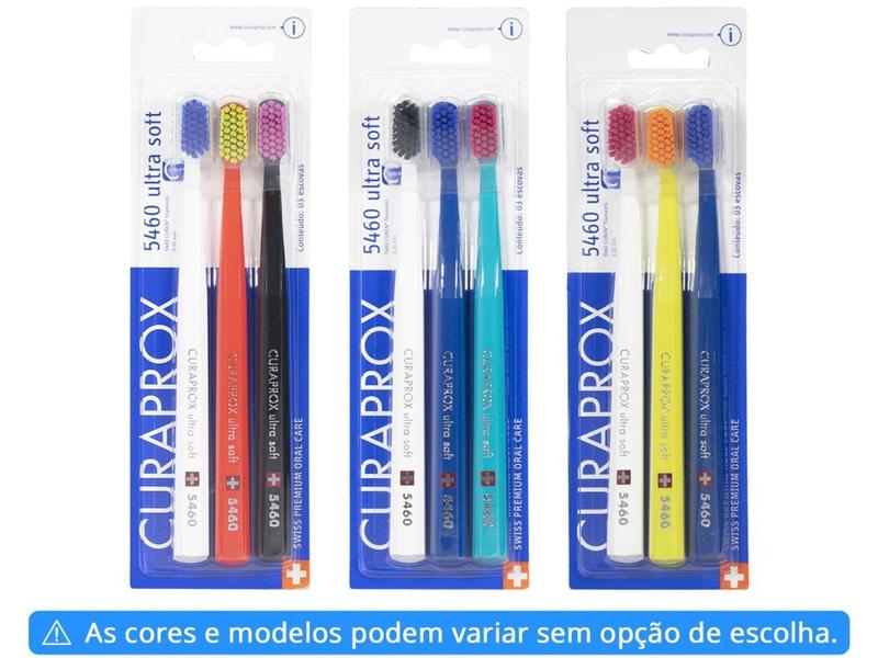 Imagem de Escova de Dente Curaprox Ultra Soft CS 5460 - 3 Unidades