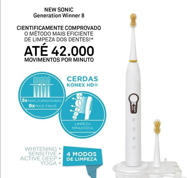 Imagem de Escova de dente Elétrica Edel White Sonic Generation