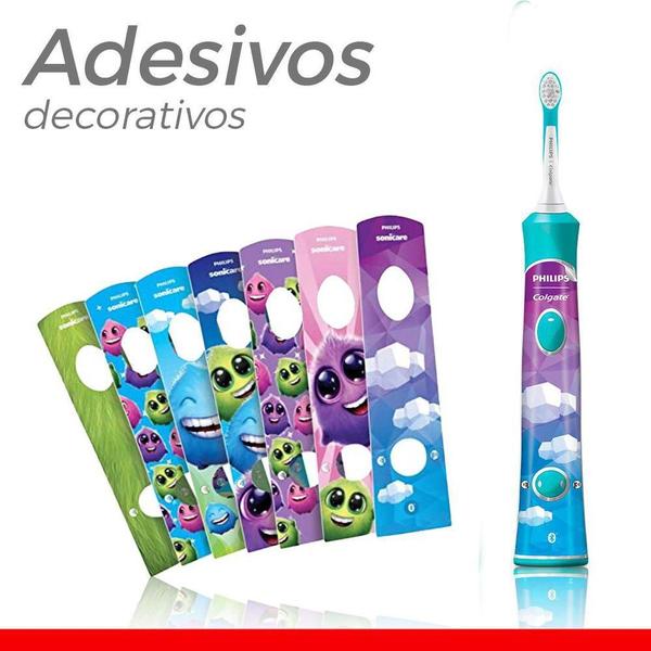 Imagem de Escova de Dente Elétrica Infantil Philips Colgate SonicPro Kids