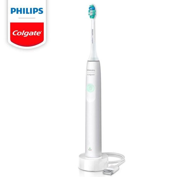 Imagem de Escova de Dente Elétrica Philips Colgate SonicPro 10 + Caneta Clareadora Dental Luminous White 2,5ml