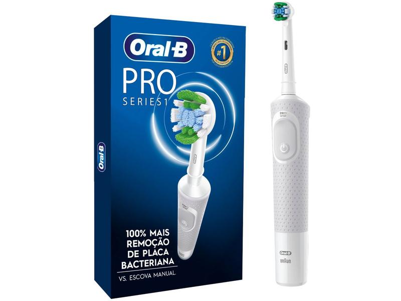 Escova de Dente Elétrica Recarregável Oral-B - Pro Series 1 Escova de Dente Elétrica Recarregável Oral-B - Pro Series 1