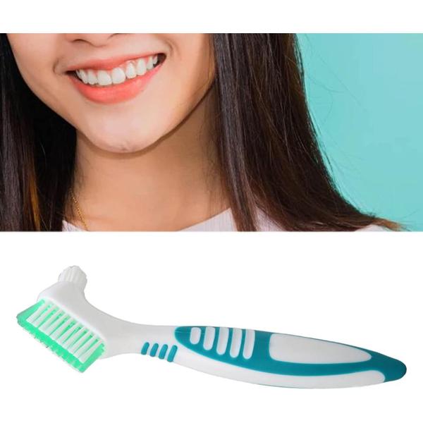 Imagem de Escova De Dente Específica Para Aparelho E Dentadura Cabeça Com 2 Lados - Slave Soft