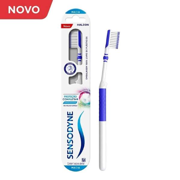 Imagem de Escova De Dente Ext Macia Proteção Completa Sensodyne Kit X5