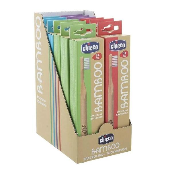 Imagem de Escova De Dente Infantil Chicco Natural Bamboo Cor Unica