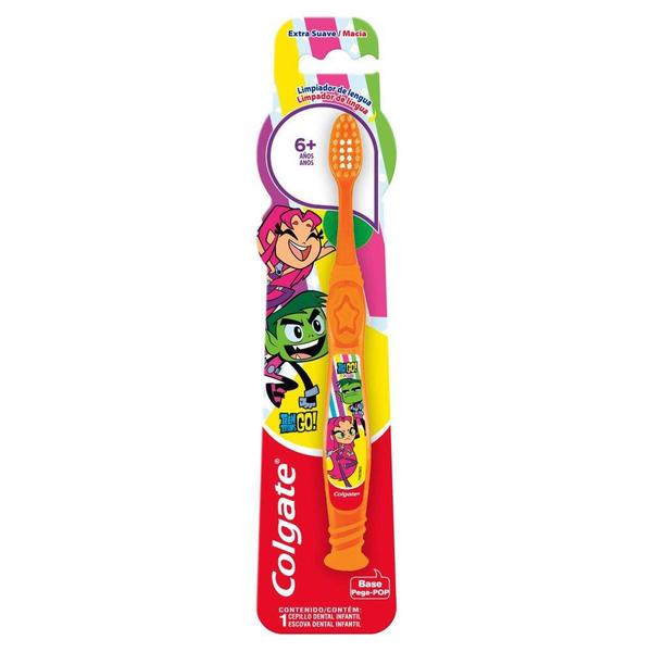 Imagem de Escova de Dente Infantil Colgate Smiles Teen Titans Go 6+ Anos