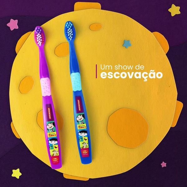 Imagem de Escova de Dente Infantil e Estojo Escolar Show da Luna Dentalclean