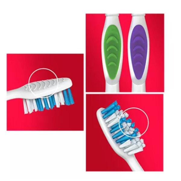 Imagem de Escova De Dente Macia Colgate Classic Clean Com 3 Unidades