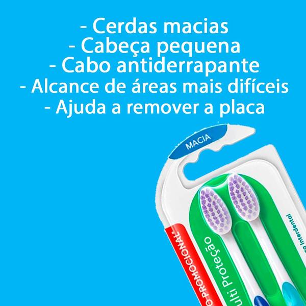 Imagem de Escova de Dente Macia Sensodyne Multi Proteção + Limpeza Completa Suave 2 Unidades (Kit com 2)